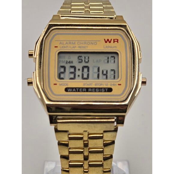 & Other Stories Accessories - Gold tone digital watch